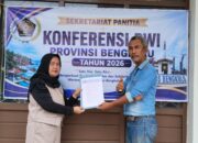Siap Komandoi PWI Bengkulu, Cik Ben Ambil Formulir Pendaftaran Balon Ketua