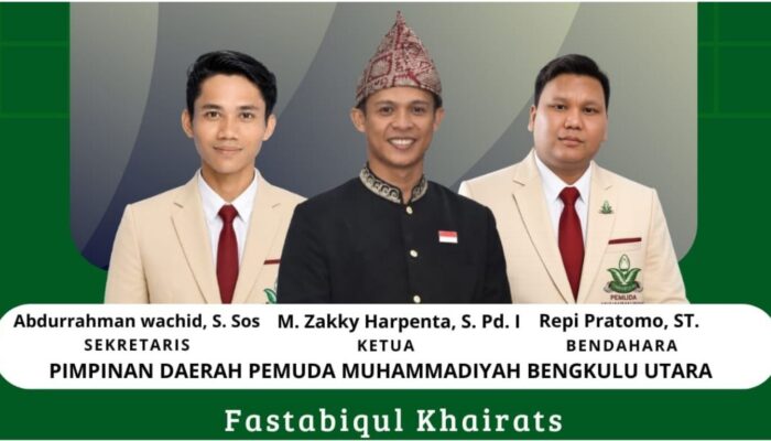 Hasil Musyda Pemuda Muhammadiyah Bengkulu Utara: Zakky Harpenta Ketua, Abdurrahman Wachid Sekretaris, Repi Pratomo Bendahara