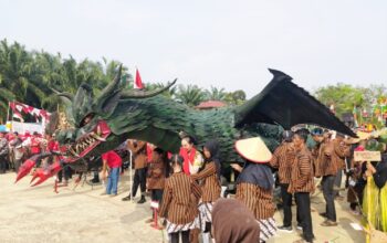 Euforia Kemerdekaan RI ke-81, Desa Tanjung Harapan (Sp3) Gelar Karnaval Kebangsaan Ogoh-Ogoh
