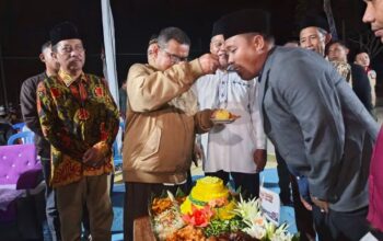 Meriah! Syukuran dan Do’a Bersama HUT Desa Tanjung Harapan Ke-42 Dihadiri Wabup Sumarno dan Jajaran Pejabat Daerah