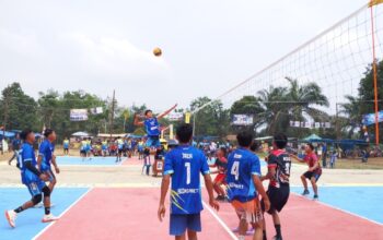 Turnamen Voli Ball Se-Provinsi, Meriahkan Hari Jadi Desa Tanjung Harapan Ke-42 Tahun