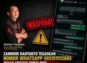 Catut Nama Ketua Ormas Bidik melalui Pesan WhatsApp, Zamhori: Itu Bukan Anggota Saya